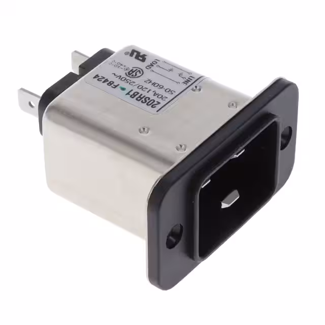 20SRB1 TE Connectivity Corcom Filters  Moduli di ingresso alimentazione (PEM)